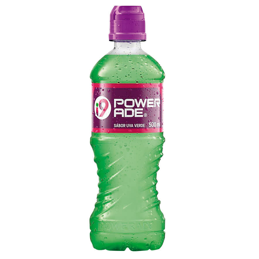 Hidrotônico i9 Powerade Uva Verde 500 ml