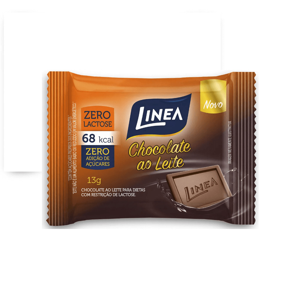 Linea Chocolate Ao Leite Zero Lactose 13 G 