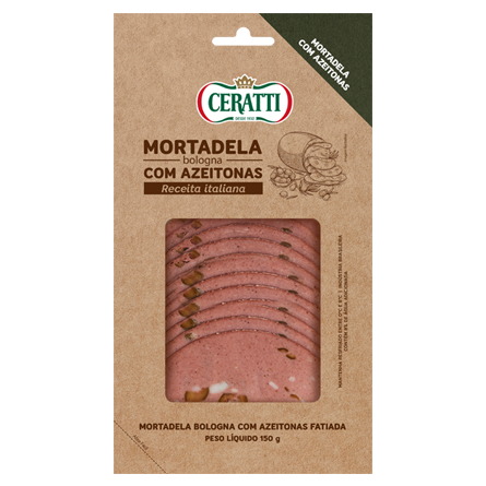 Mortadela Bologna com Azeitona Ceratti 150 g