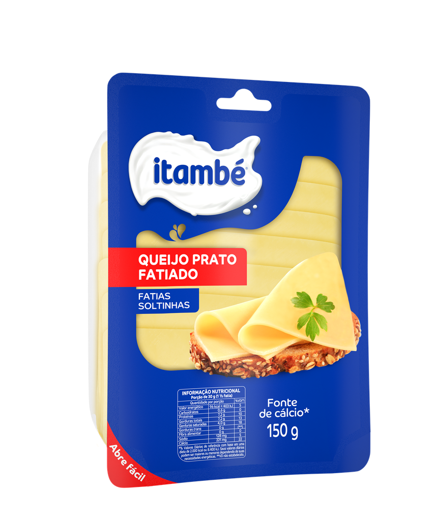 Queijo Prato Fatiado Itambé 150g