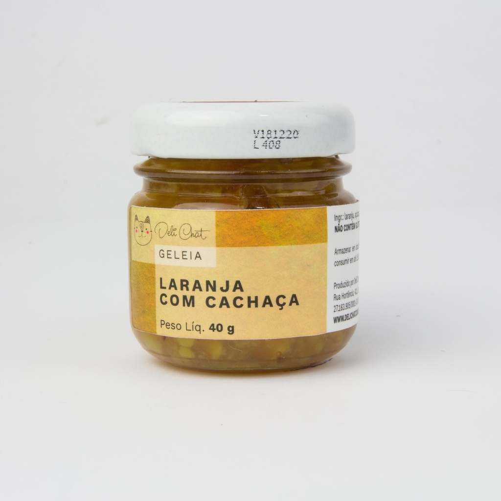 Geleia Laranja com Cachaça Deli Chat 40 g