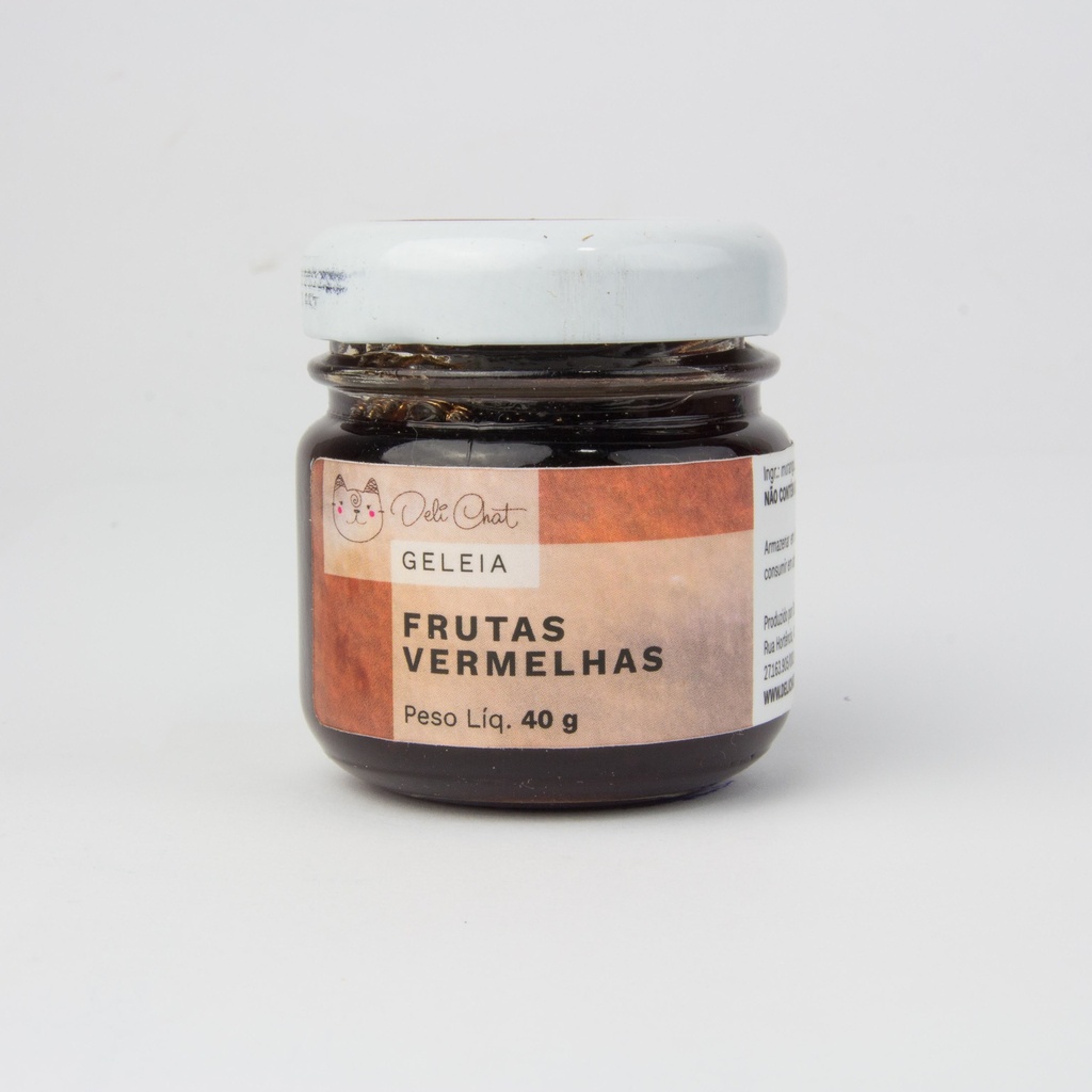 Geleia Frutas Vermelhas Deli Chat 40 g