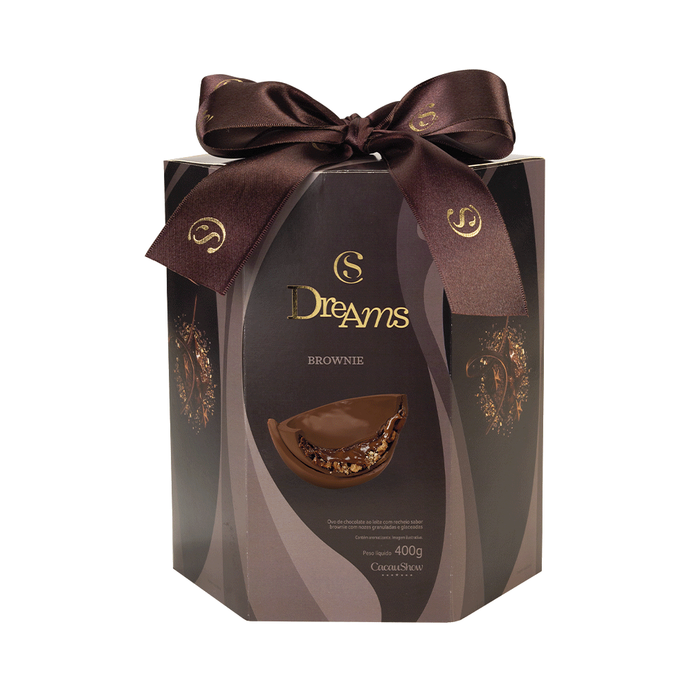 Ovo de Páscoa Dreams Brownie Cacau Show 400 g