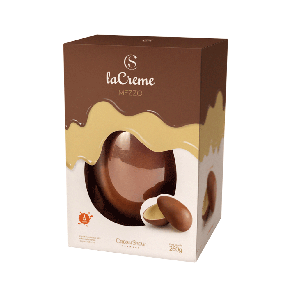 Ovo de Páscoa LaCreme Mezzo Cacau Show 260 g