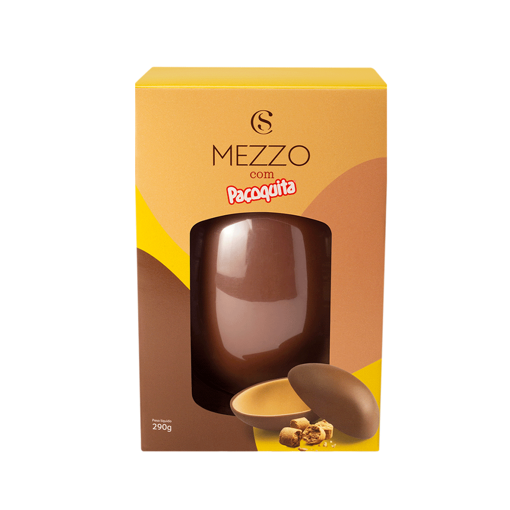 Ovo de Páscoa LaCreme Mezzo Paçoquita Cacau Show 290 g
