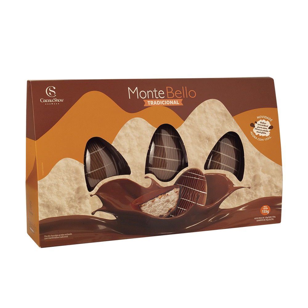 MonteBello Tradicional Cacau Show 155 g