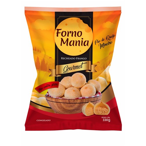 Pão de Queijo Gourmet Forno Mania Frango 330g