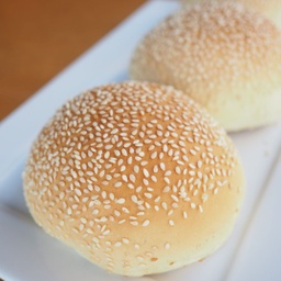 [1290] Pão de Hambúguer com Gergelim