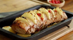 [582] Lombo Assado Fatiado com Abacaxi